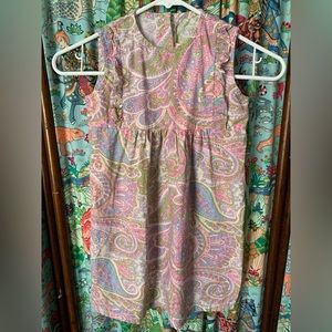 Southern sunshine kids paisley dress sz 6